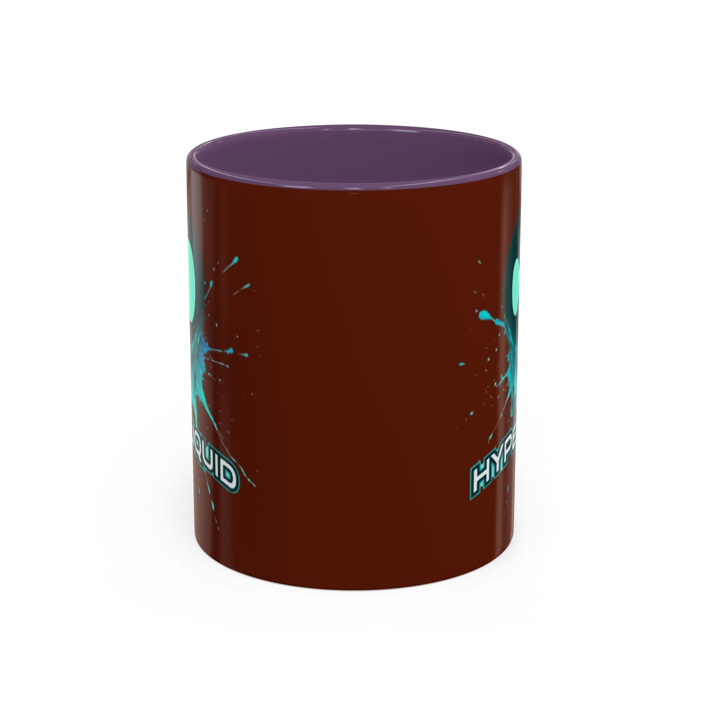 HYPE Drip Brown Accent Mug by cypherpunkgear.com