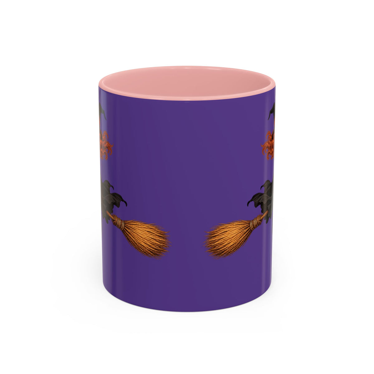 Hazel Hex Purple Accent Mug by CreepyCrafts.boo