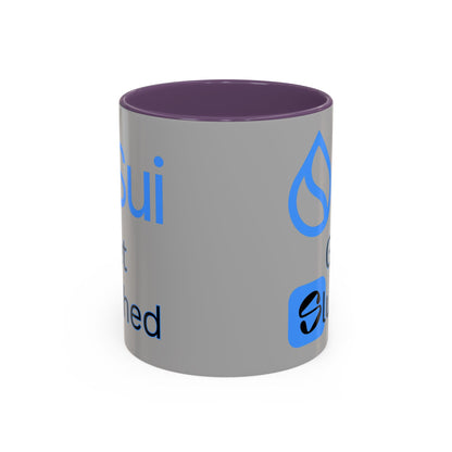 Sui: Get Slushed Grey Accent Mug by cypherpunkgear.com