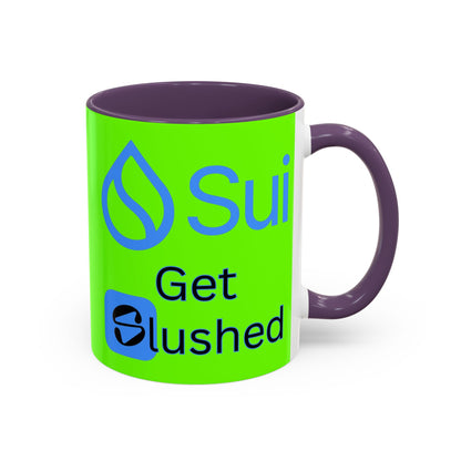 Sui: Get Slushed Green Accent Mug by cypherpunkgear.com