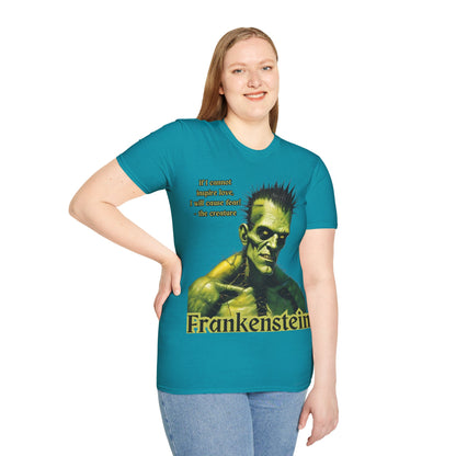Frankenstein's Creature Dark colors Unisex T-Shirt by CreepyCrafts.boo