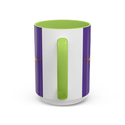 Hazel Hex Purple Accent Mug by CreepyCrafts.boo