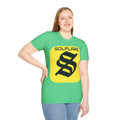SolflareLogo Dark colors Unisex T-Shirt by cypherpunkgear.com