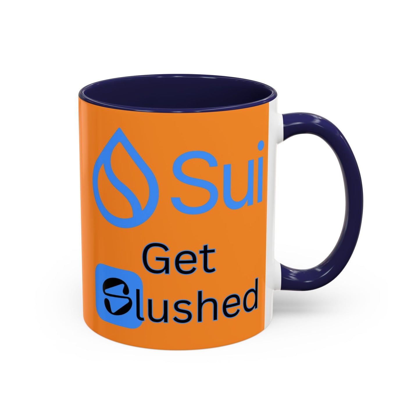 Sui: Get Slushed Orange Accent Mug by cypherpunkgear.com