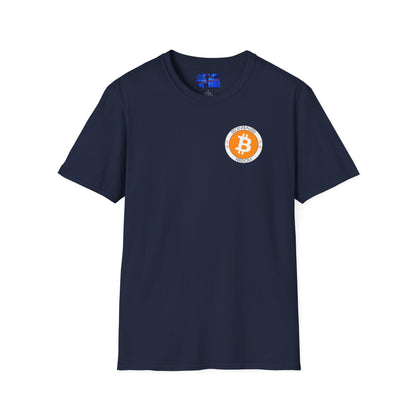 2-sided, Bitcoin (BTC) Decentralized Freedom DKcolors Unisex T-Shirt by cypherpunkgear.com