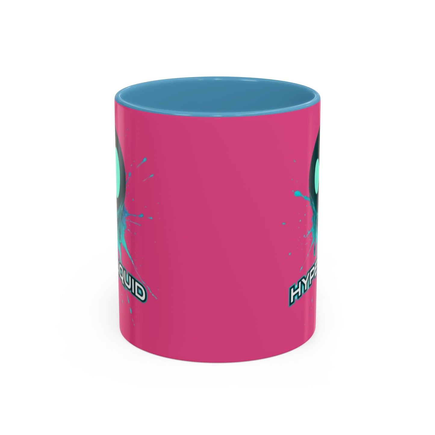 HYPE Drip Pink Accent Mug by cypherpunkgear.com