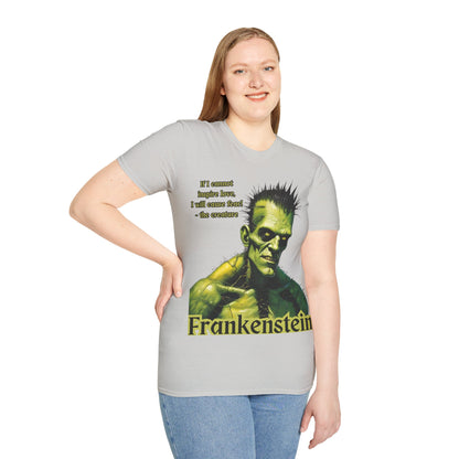 Frankenstein's Creature Light colors Unisex T-Shirt by CreepyCrafts.boo