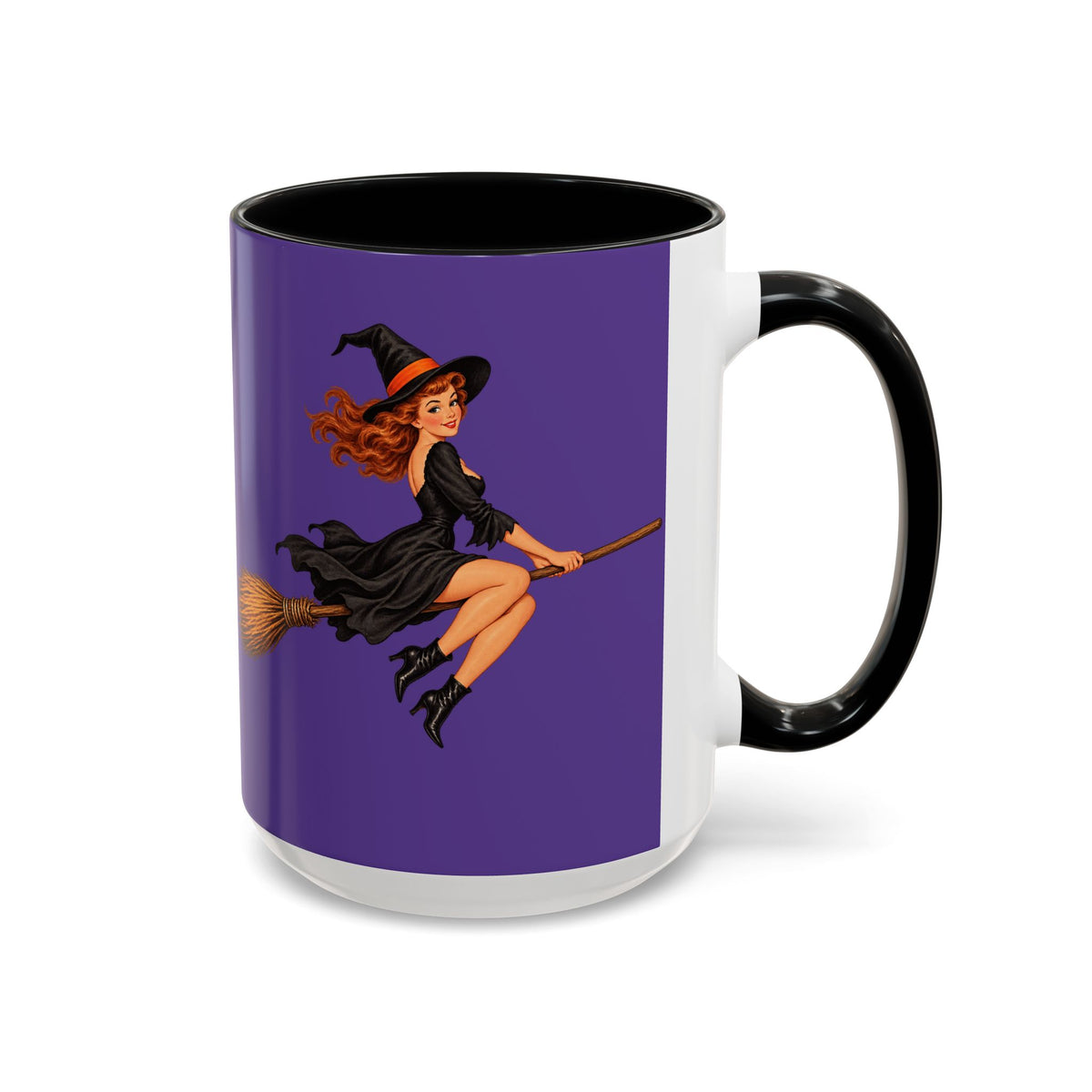 Hazel Hex Purple Accent Mug by CreepyCrafts.boo