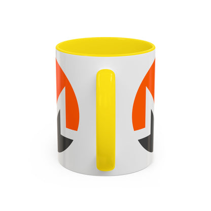 Monero (XMR) White Accent Mug by cypherpunkgear.com