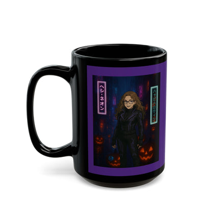 Hethyr Neon Purple Mug by CreepyCrafts.boo