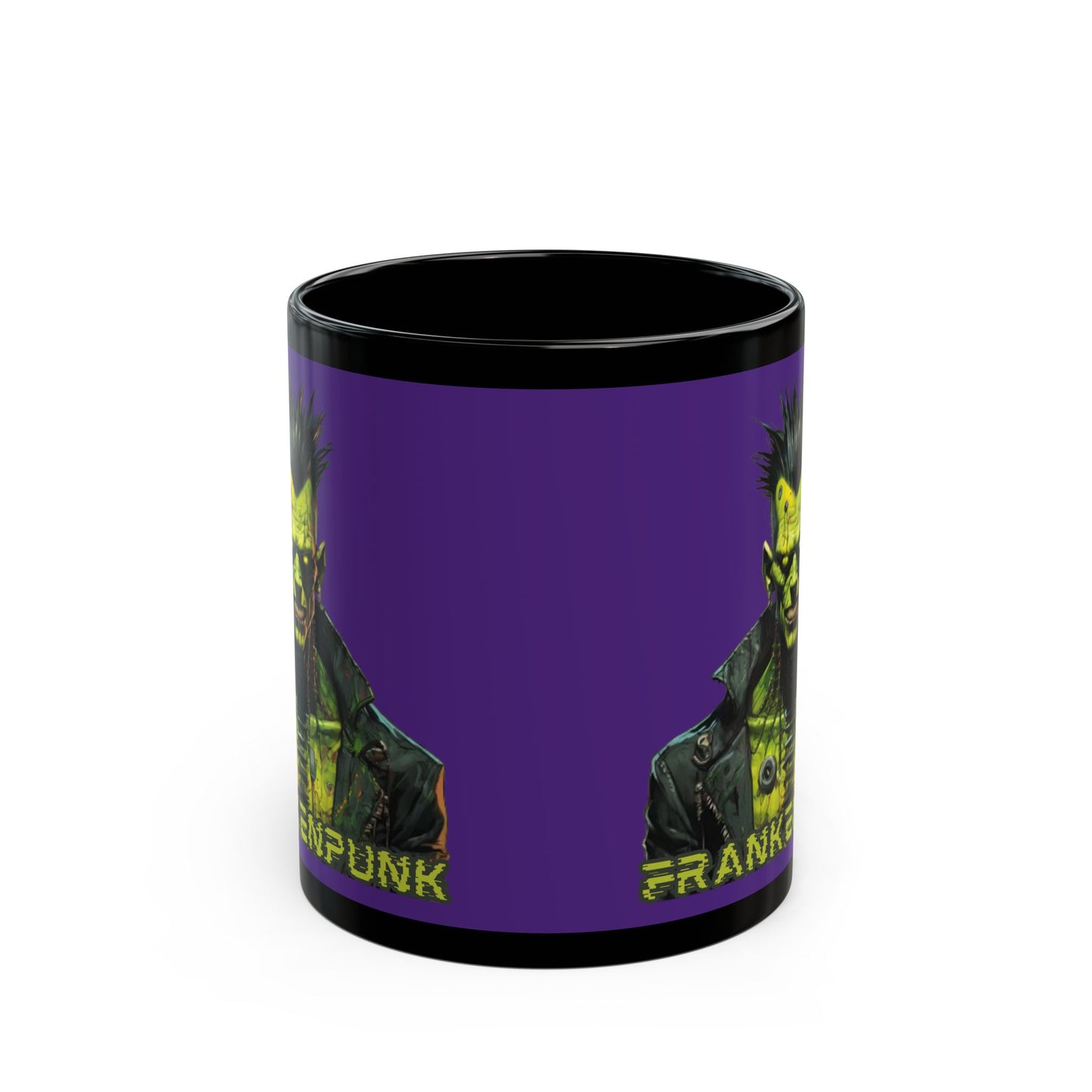 Frankenpunk Purple Mug by CreepyCrafts.boo