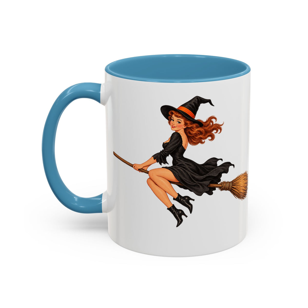 Hazel Hex White Accent Mug by CreepyCrafts.boo