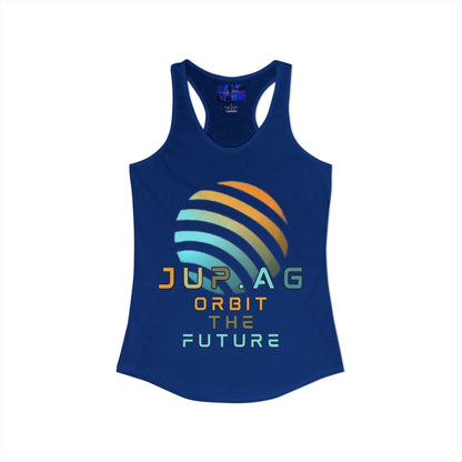 Jupiter (JUP) Orbit the Future Women's Racerback Tank Top by cypherpunkgear.com