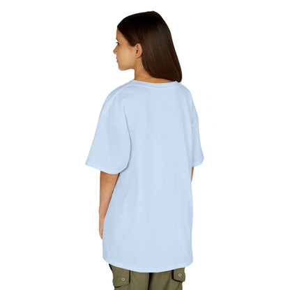 Spooky Blessed Samhain Ghost Purple font Kids Heavy Cotton™ Tee by CreepyCrafts.boo