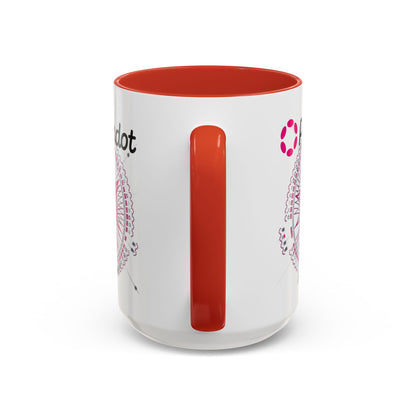 Polkadot (DOT) Accent Mug by cypherpunkgear.com