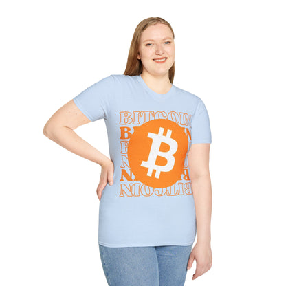 Bitcoin Bitcoin Bitcoin (BTC) Light colors Unisex T-Shirt by cypherpunkgear.com