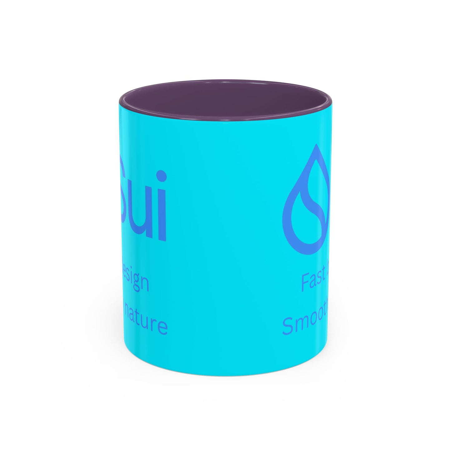 SUI Light Blue Accent Mug by cypherpunkgear.com