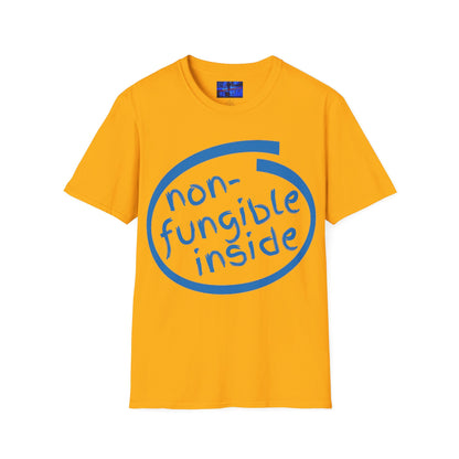 Non-Fungible Inside Light colors Unisex T-Shirt by cypherpunkgear.com