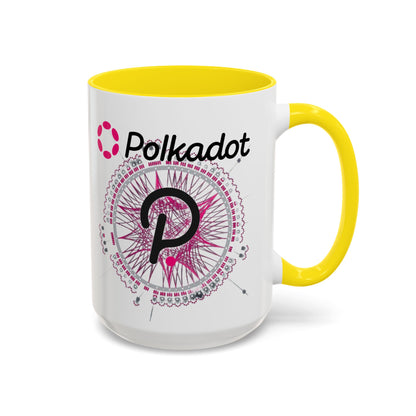 Polkadot (DOT) Accent Mug by cypherpunkgear.com