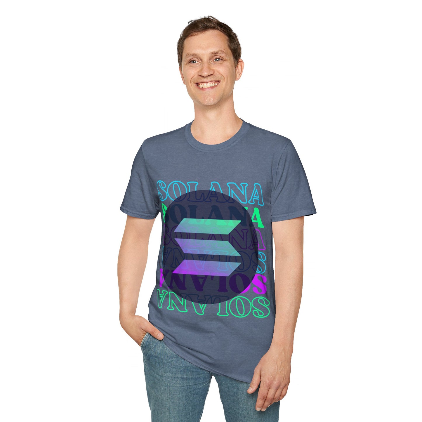 Solana Solana Solana (SOL) DKcolors Unisex T-Shirt by cypherpunkgear