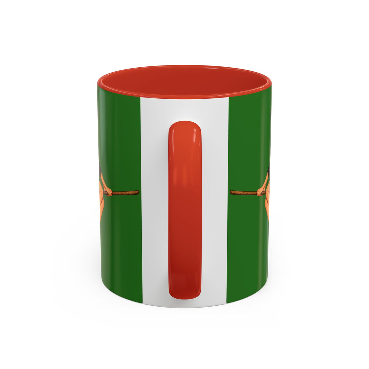 Hazel Hex Green Accent Mug by CreepyCrafts.boo