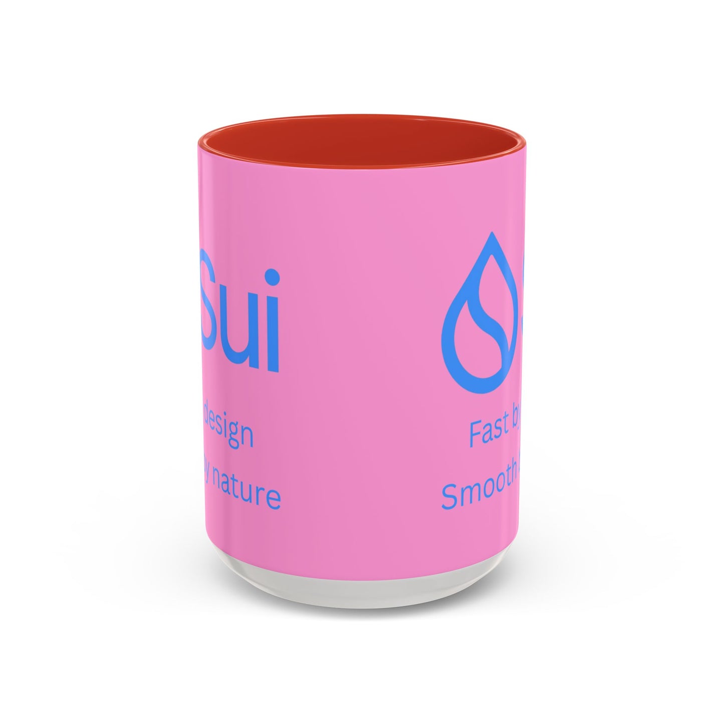 SUI Pink Accent Mug by cypherpunkgear.com