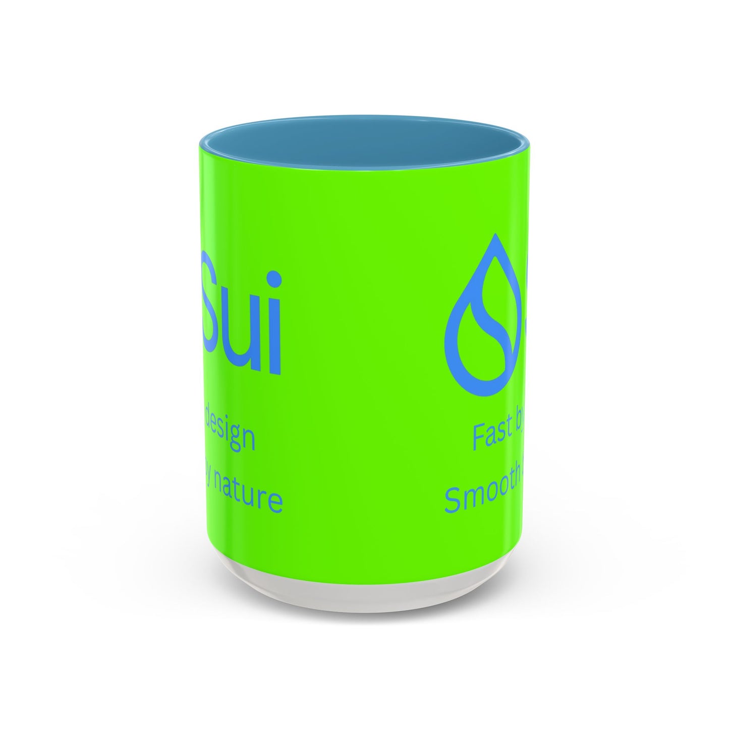 SUI Green Accent Mug by cypherpunkgear.com