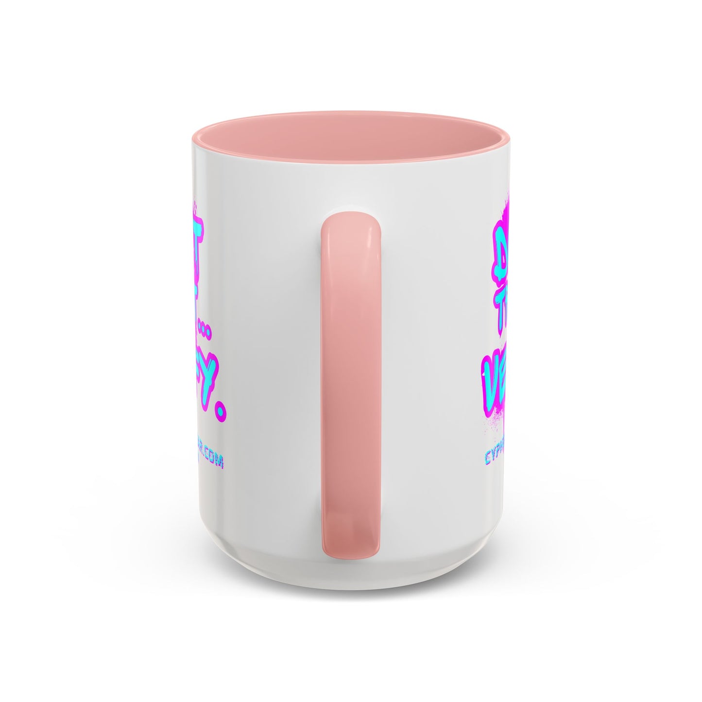 Don't Trust...Verify. White Accent Mug by cypherpunkgear.com