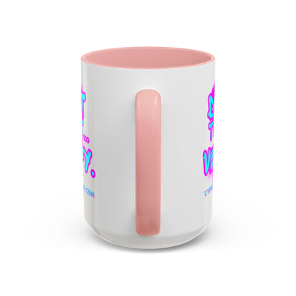 Don't Trust...Verify. White Accent Mug by cypherpunkgear.com