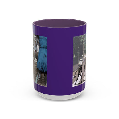 2-sided, Scabby Road Purple Accent Mug by CreepyCrafts.boo