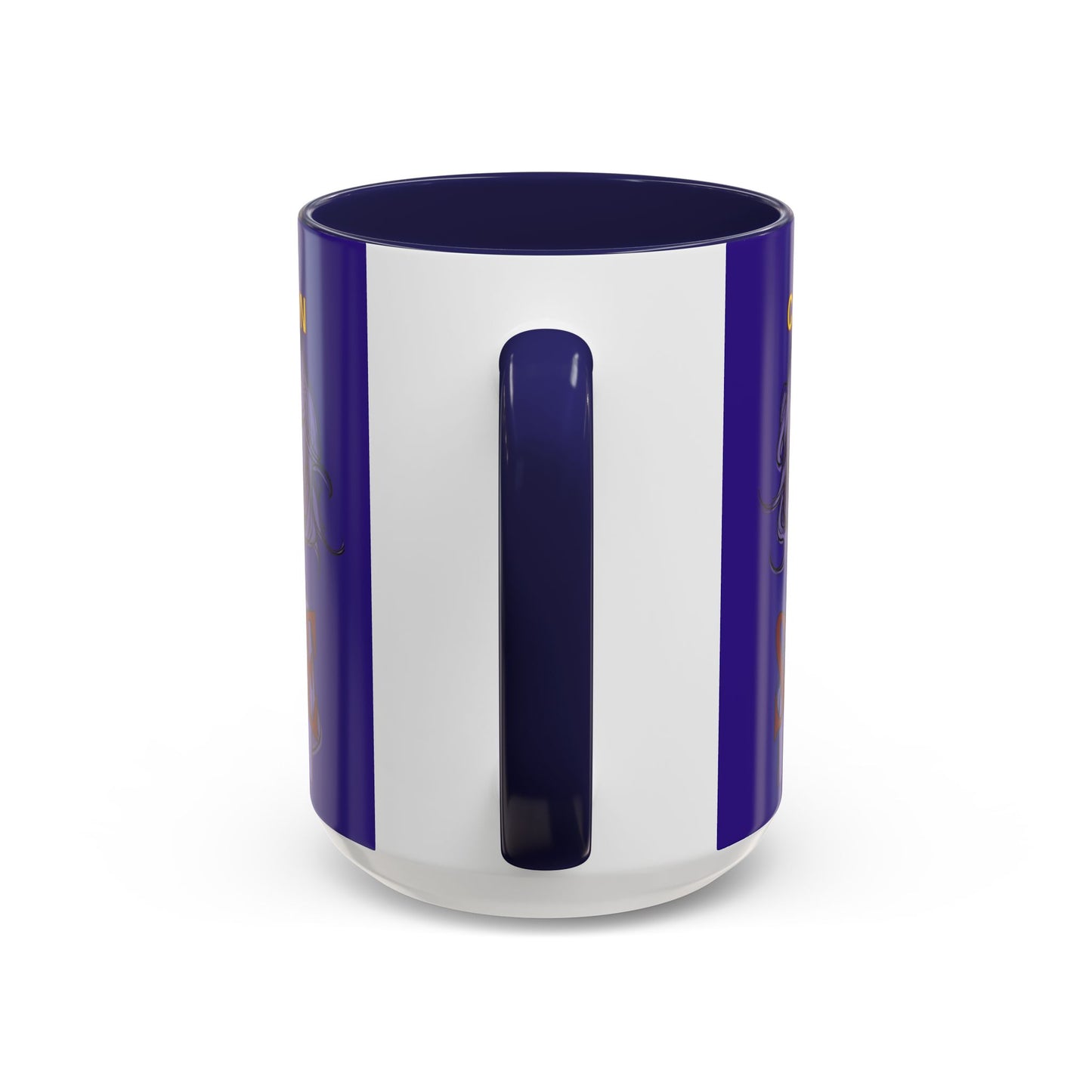 Caution, Savage Dark Purple Accent Mug by cypherpunkgear.com