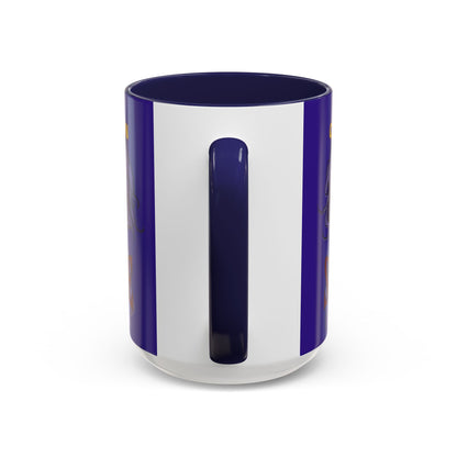 Caution, Savage Dark Purple Accent Mug by cypherpunkgear.com