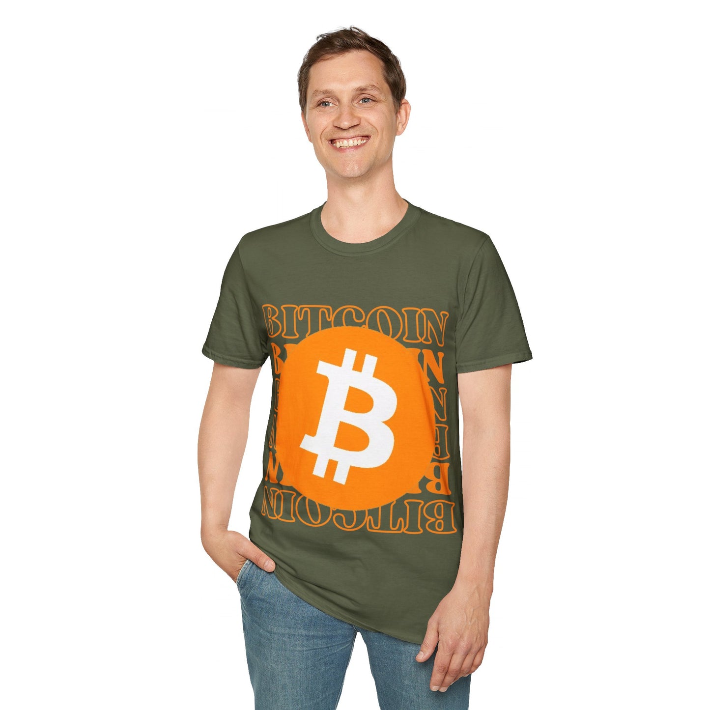 Bitcoin Bitcoin Bitcoin (BTC) DKcolors Unisex T-Shirt by cypherpunkgear