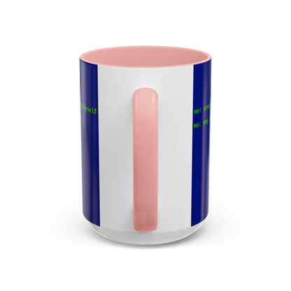 Sometimes I talk to myself - me: omg...same Blue Accent Mug by cypherpunkgear.com