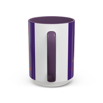 Is it Samhain yet? Dark Purple Accent Mug by CreepyCrafts.boo