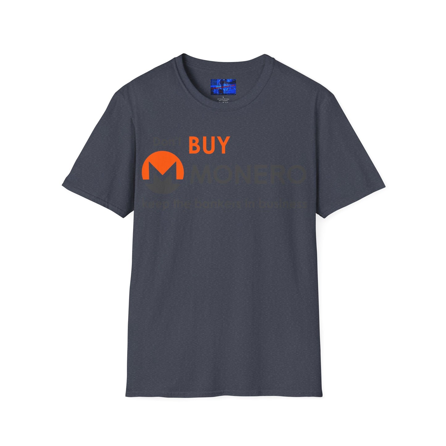 Don't buy Monero (XMR) Dark colors Unisex T-Shirt by cypherpunkgear.com