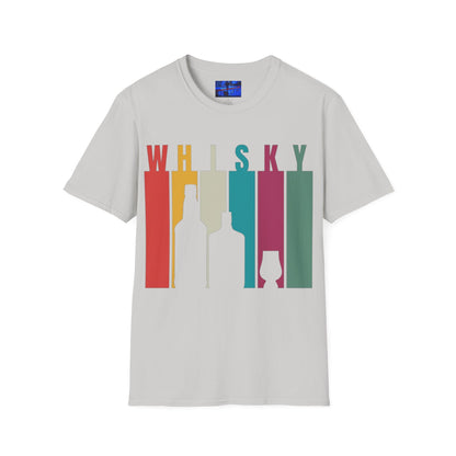 Whisky spelled without an 'e' Light colors Unisex T-Shirt by cypherpunkgear.com