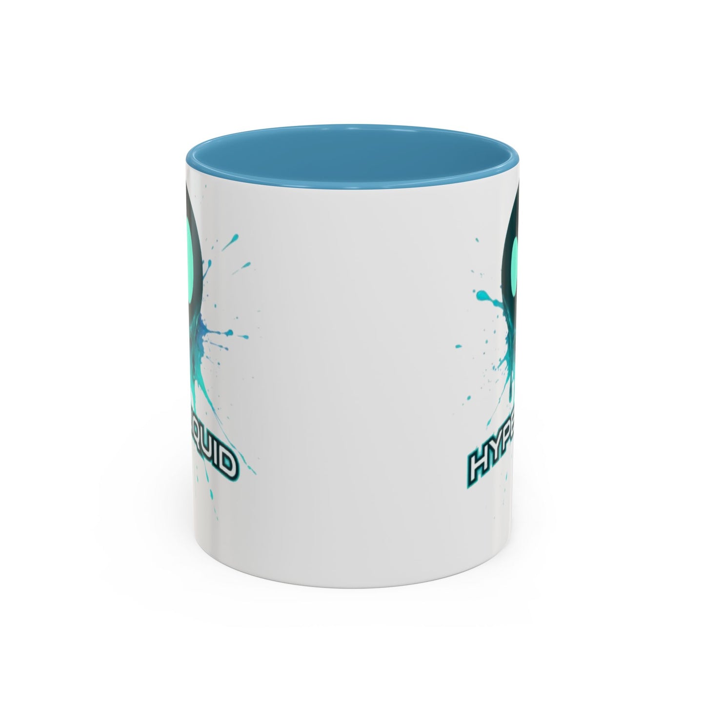HYPE Drip White Accent Mug by cypherpunkgear.com