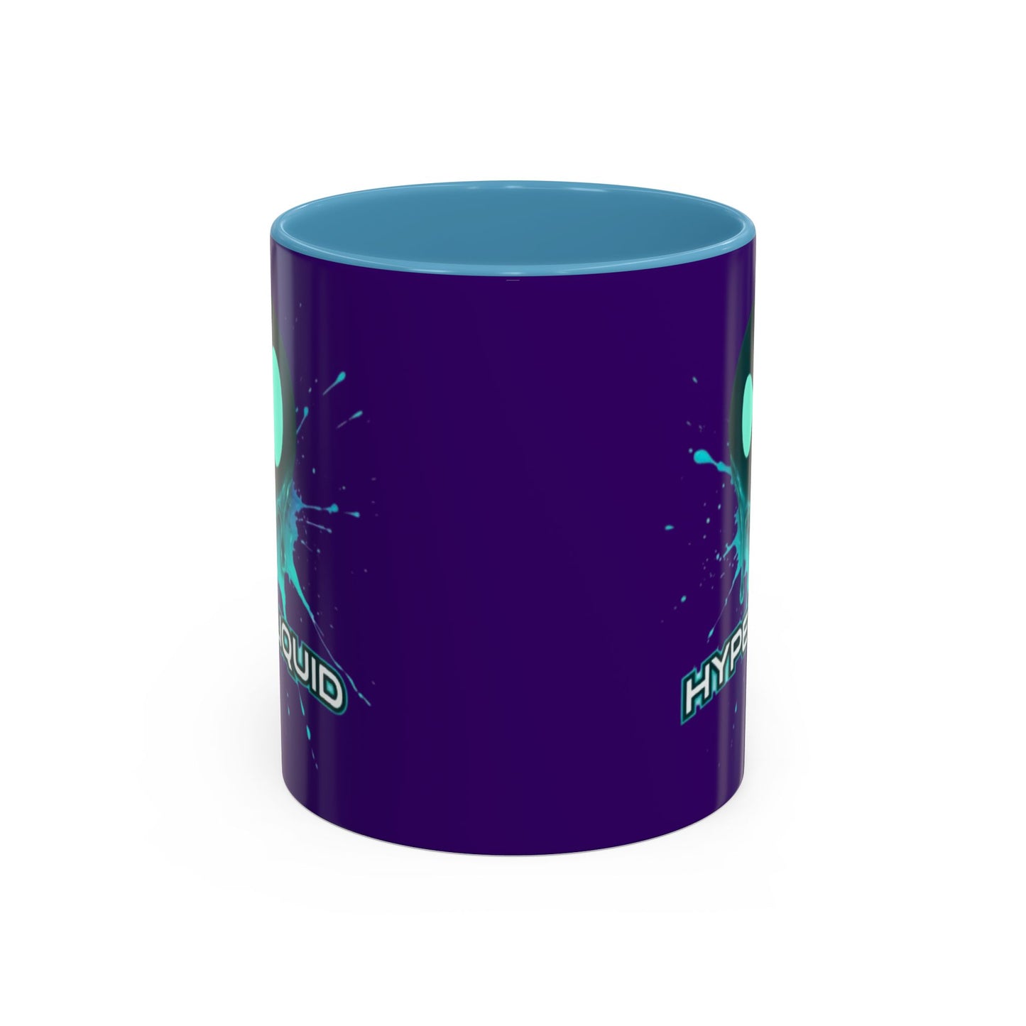 HYPE Drip Dark Purple Accent Mug by cypherpunkgear.com