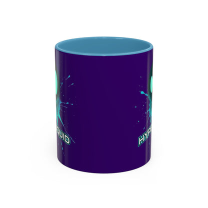 HYPE Drip Dark Purple Accent Mug by cypherpunkgear.com