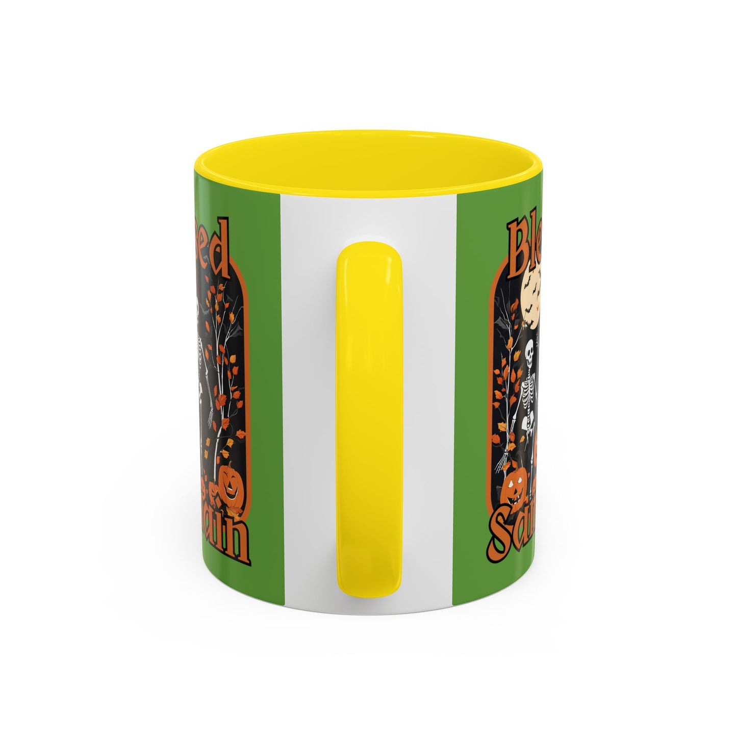 Spooktacular Skeletons of Samhain Accent Mug by CreepyCrafts.boo