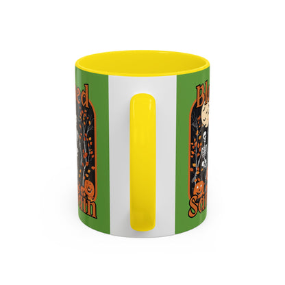 Spooktacular Skeletons of Samhain Accent Mug by CreepyCrafts.boo