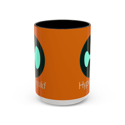 Hyperliquid White font Orange Accent Mug by cypherpunkgear.com