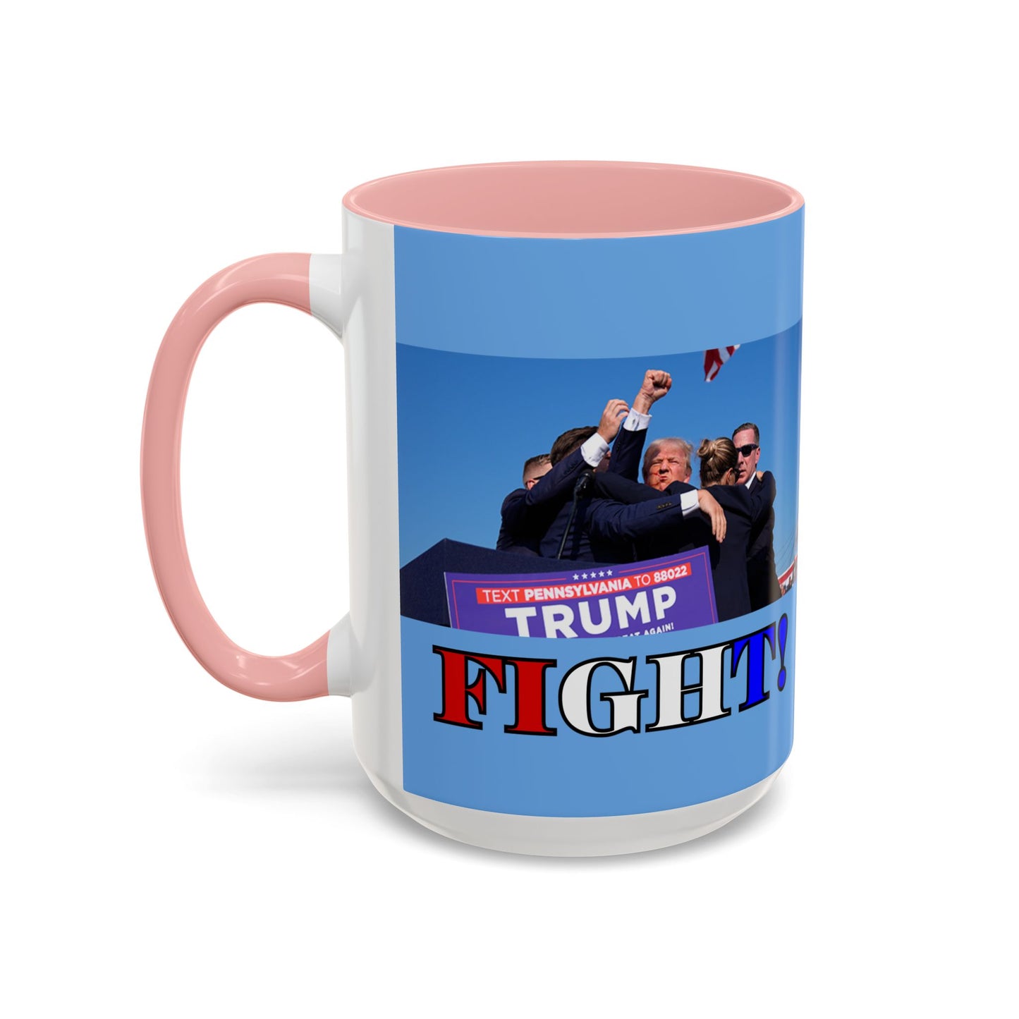 Fight! Accent Mug by cypherpunkgear