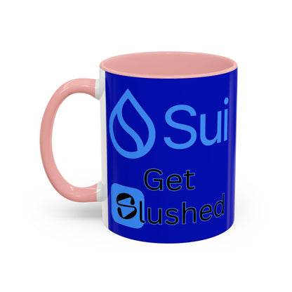 Sui: Get Slushed Dark Blue Accent Mug by cypherpunkgear.com