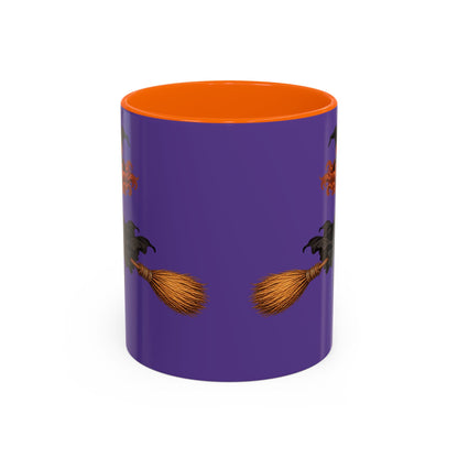 Hazel Hex Purple Accent Mug by CreepyCrafts.boo