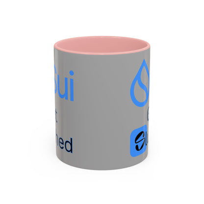 Sui: Get Slushed Grey Accent Mug by cypherpunkgear.com