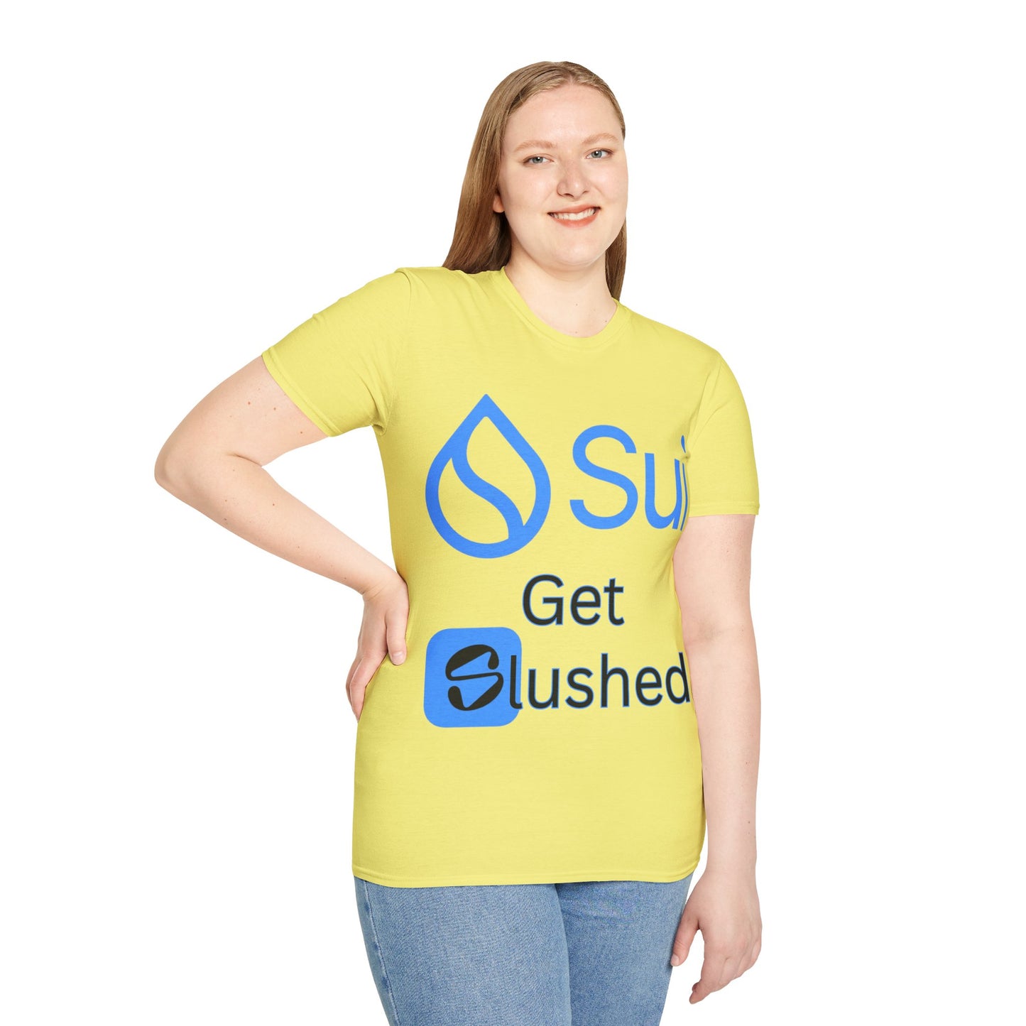 Sui: Get Slushed Light colors Unisex T-Shirt by cypherpunkgear.com
