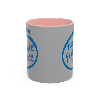 Non-Fungible Inside Grey Accent Mug by cypherpunkgear.com