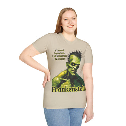 Frankenstein's Creature Light colors Unisex T-Shirt by CreepyCrafts.boo